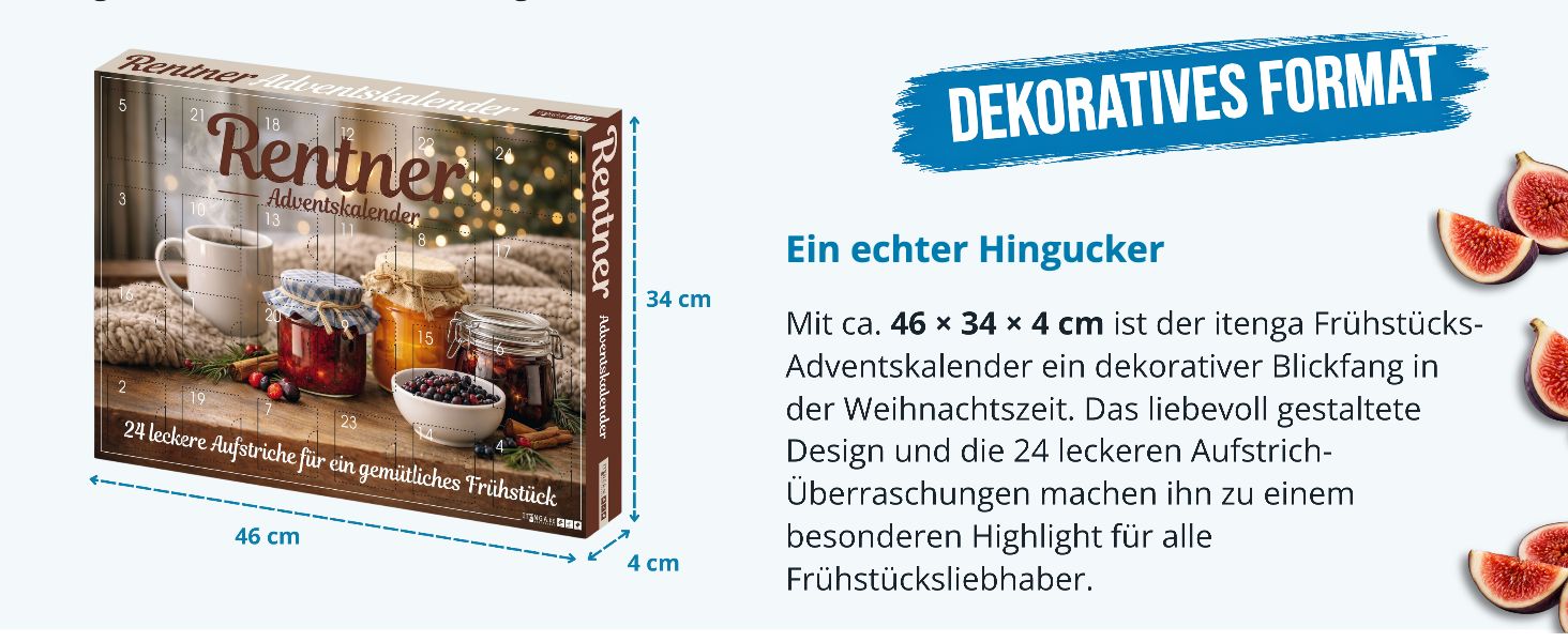itenga Adventskalender Fr�hst�ck Brotaufstriche - Motiv ...