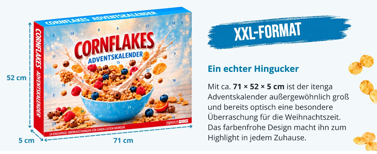itenga XXL Cornflakes Adventskalender 2026