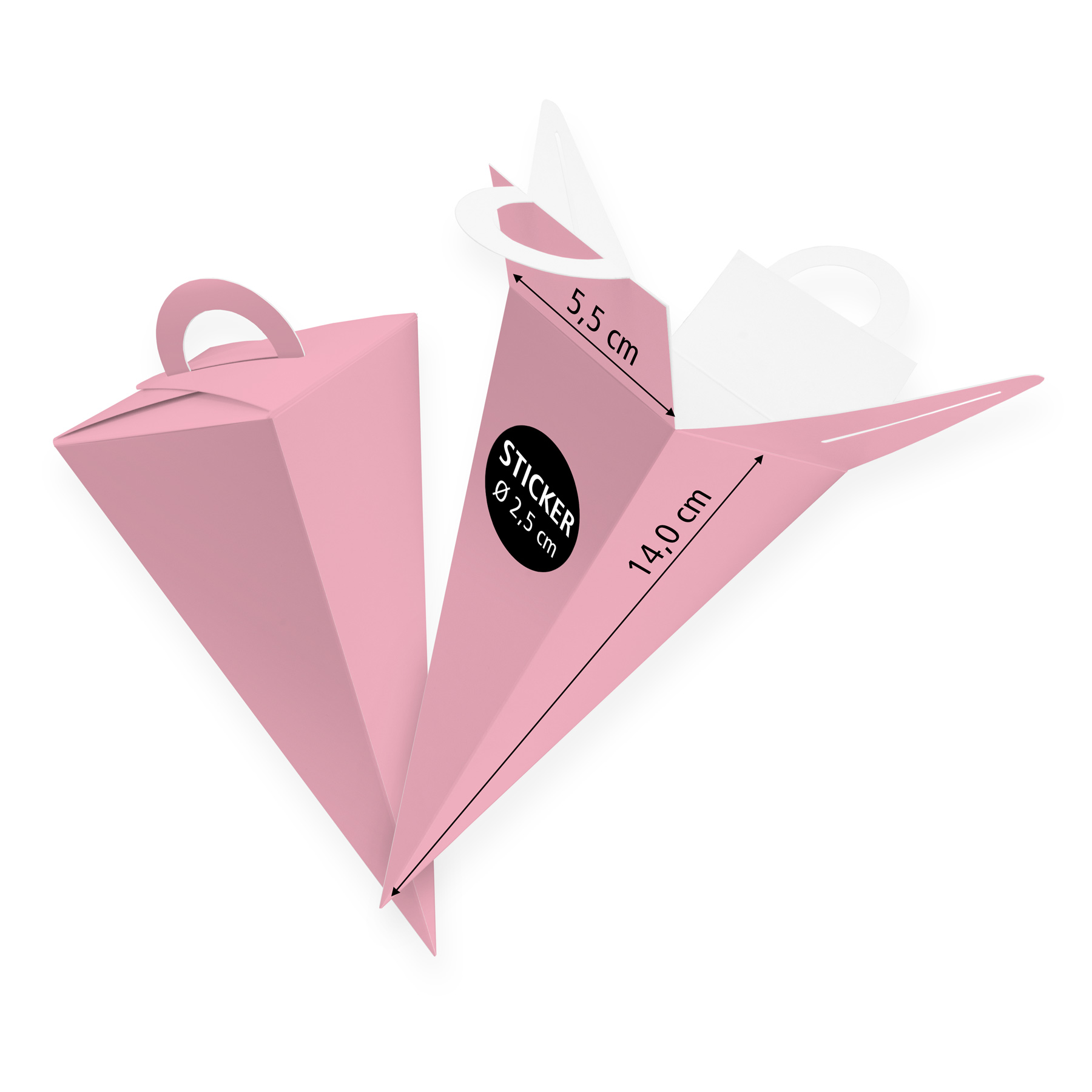 itenga SET V50 Kinderwagen 24x Geschenkt�te 14 cm, Rosa ...