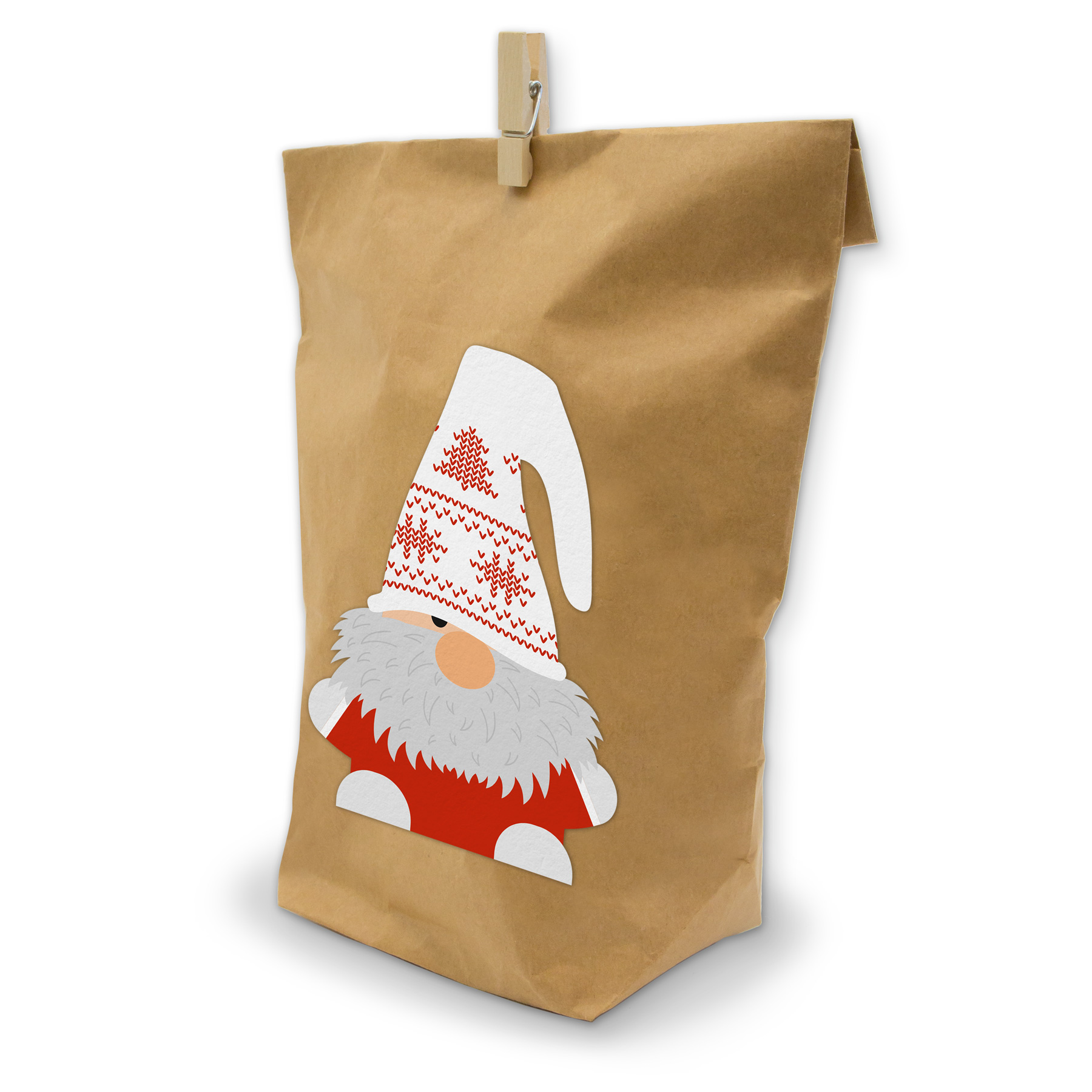Geschenkt�ten Set Wichtelbande Weihnachten Klammern + St...