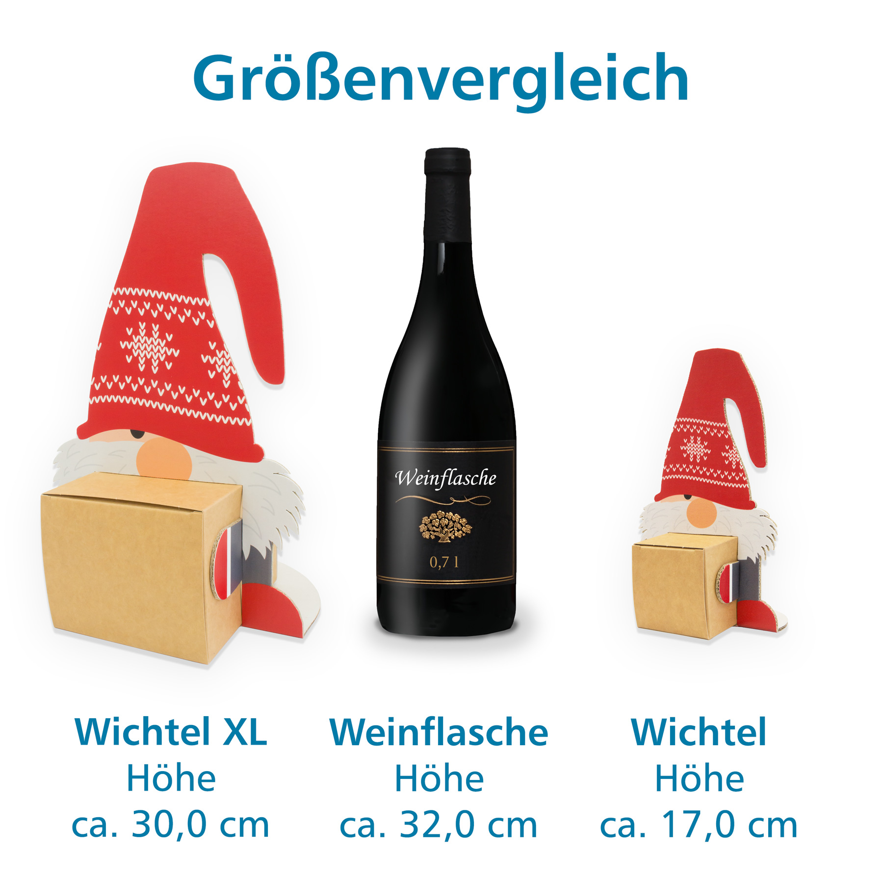 itenga Wichtelbande Wichtelfamilie Geschenkverpackung 4x...