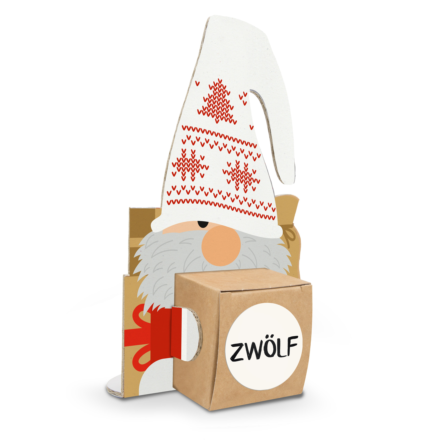 itenga Wichtelbande Adventskalender 24x Figuren + 24x Ka...