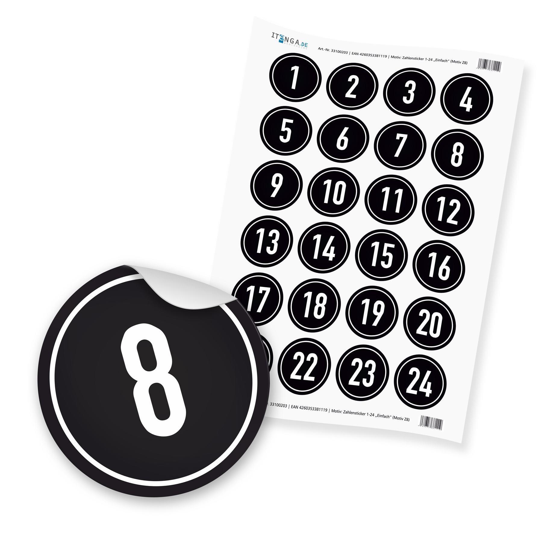 Basteladventskalender Fu�ball gelb schwarz zum Selberbef...