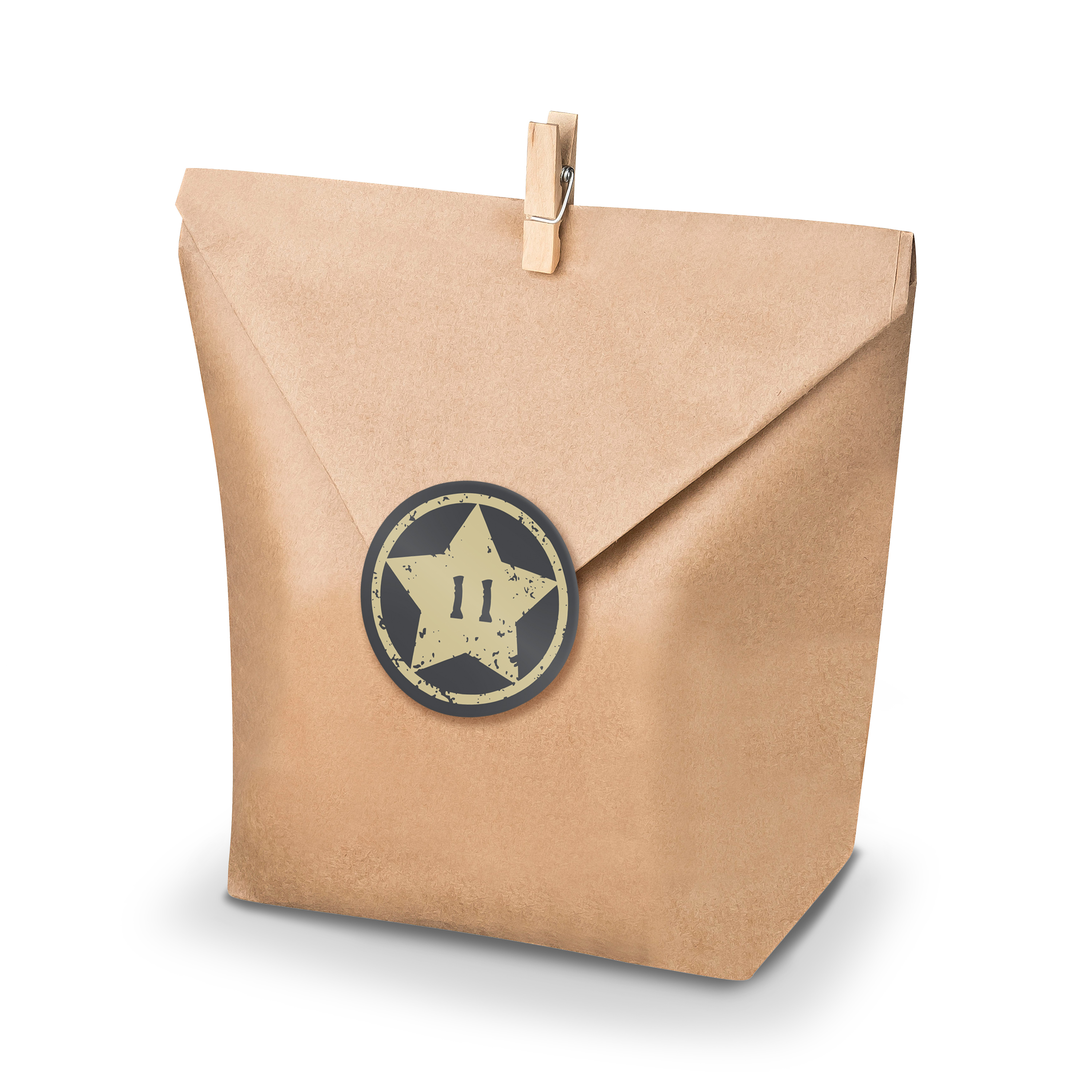 Adventskalender Set 21 Geschenkt�ten + Klammern + Sticker