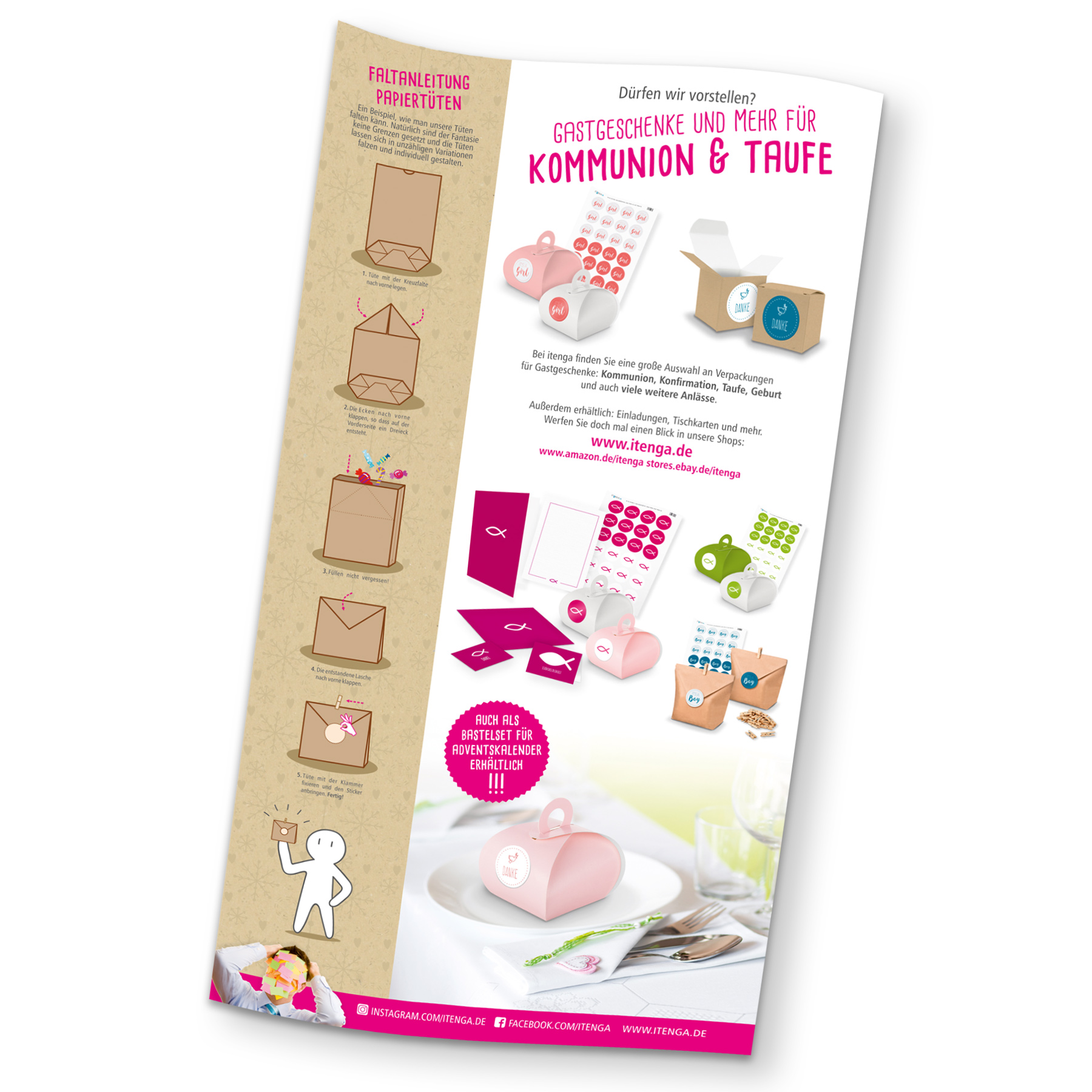 Adventskalender Set 28 Geschenkt�ten Klammern + Sticker ...