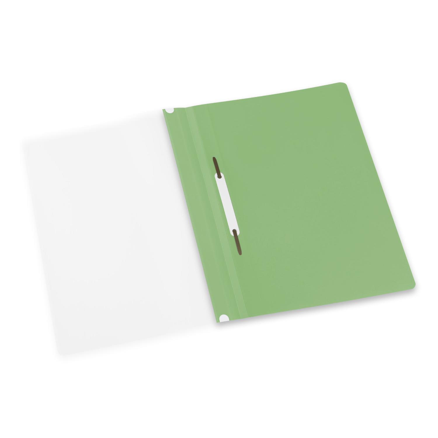 10x Oxford Schnellhefter, DIN A4, PP, hellgr�n