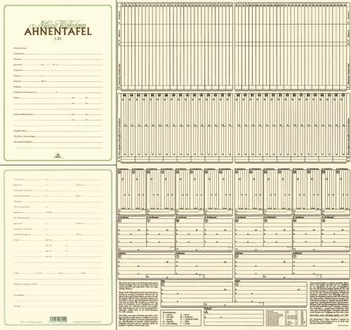 RNK Verlag Ahnentafel "Meine Vorfahren", DIN A2