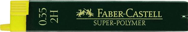 Feinmine SUPER-POLYMER, 0,3/0,35 mm, HB, tiefschwarz, 12...