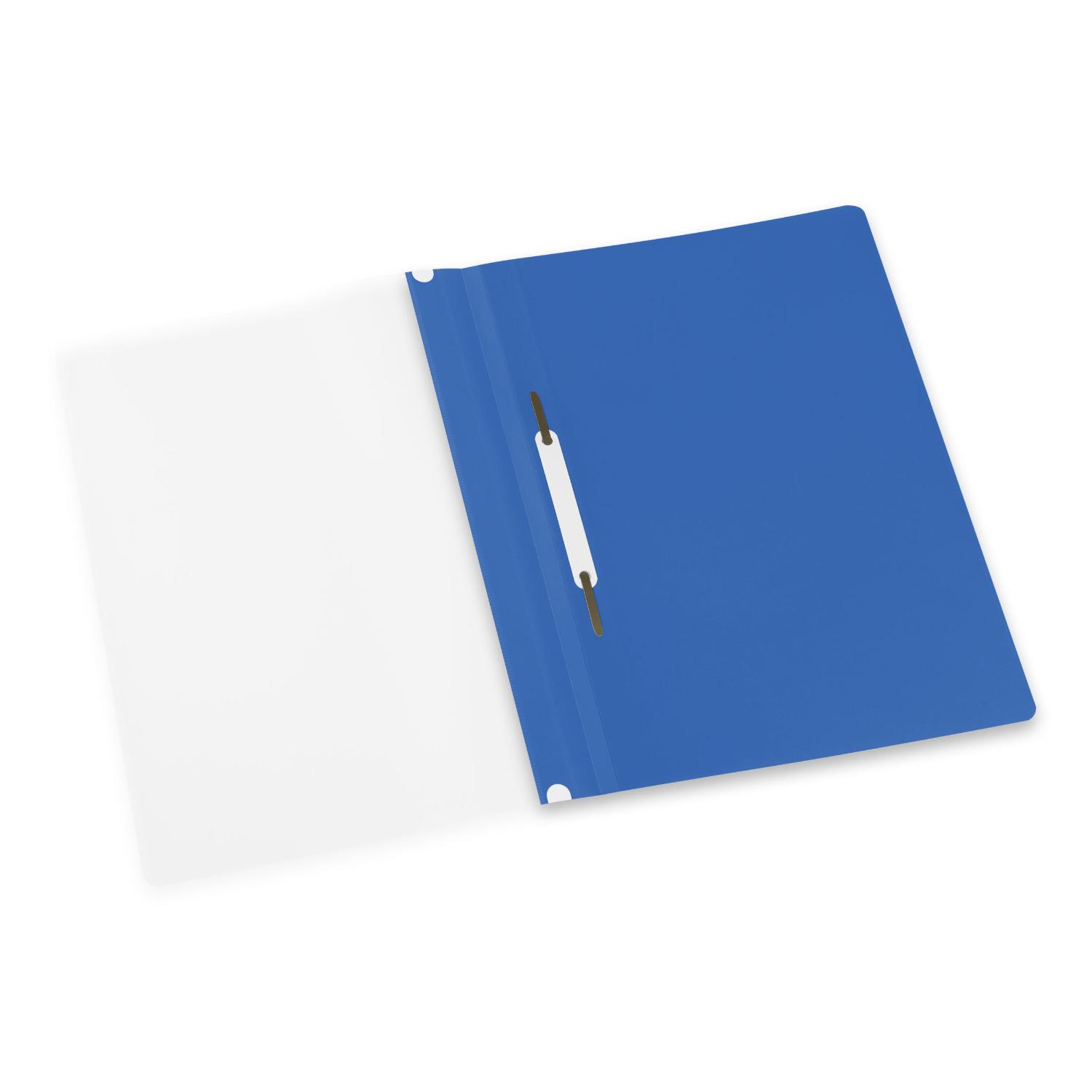 10x Oxford Schnellhefter, DIN A4, PP, blau