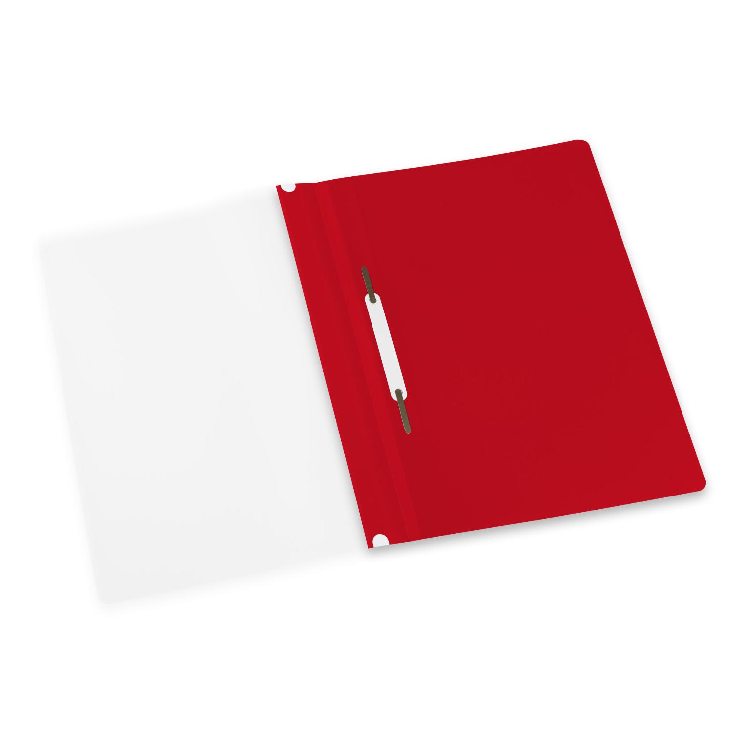 10x Oxford Schnellhefter, DIN A4, PP, rot