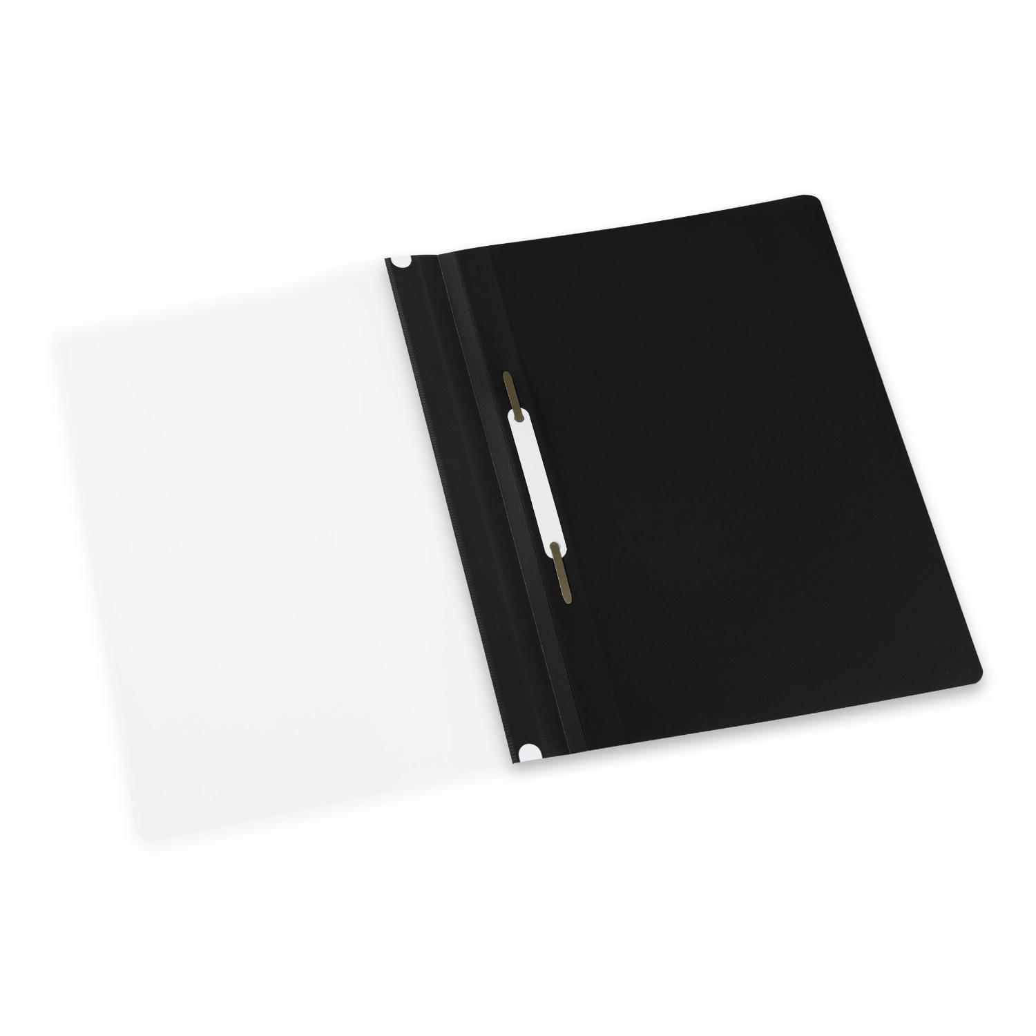 10x Oxford Schnellhefter, DIN A4, PP, schwarz