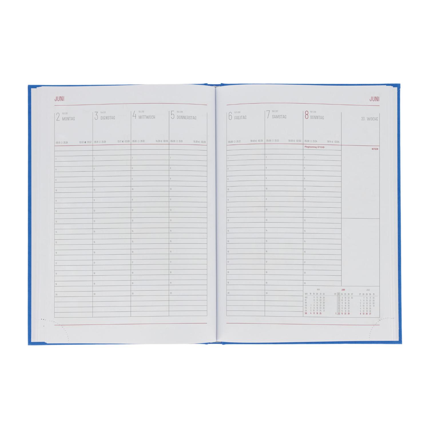 herlitz Taschenkalender Sidney 2027 A5 blau