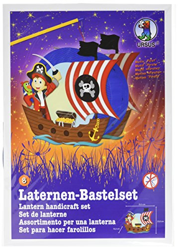 URSUS Laternen-Bastelset Easy Line 8 "Pirat"