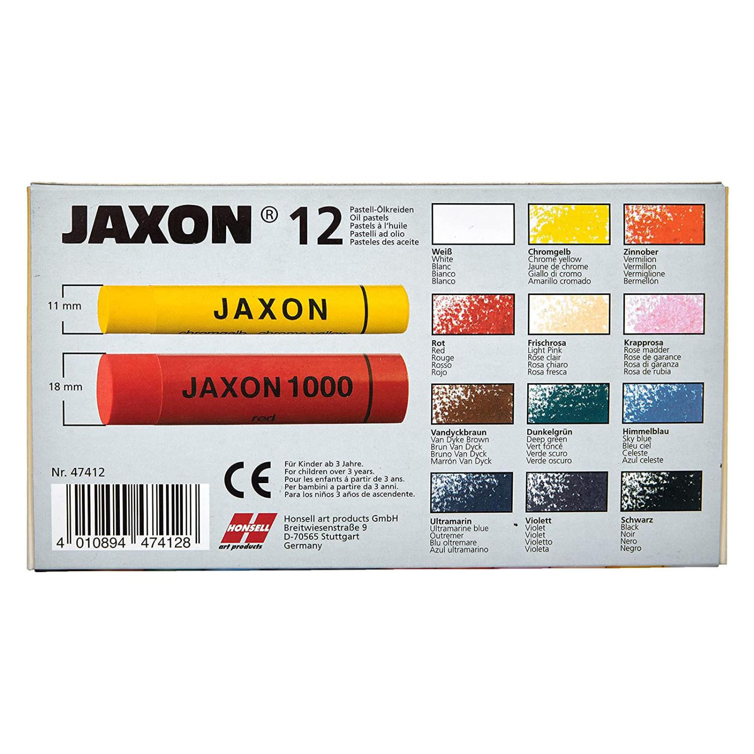 JAXON �lpastellkreide 12 St�ck