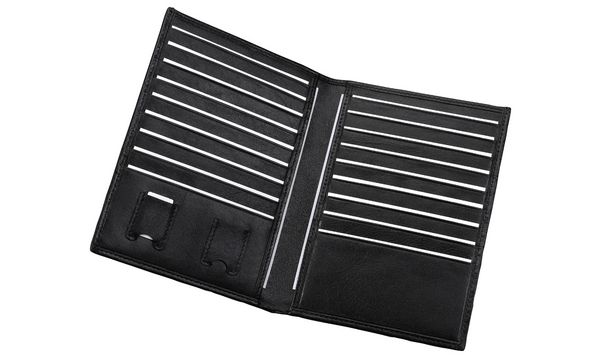 Alassio Visitenkarten-/Kreditkarten-Etui, Leder, schwarz