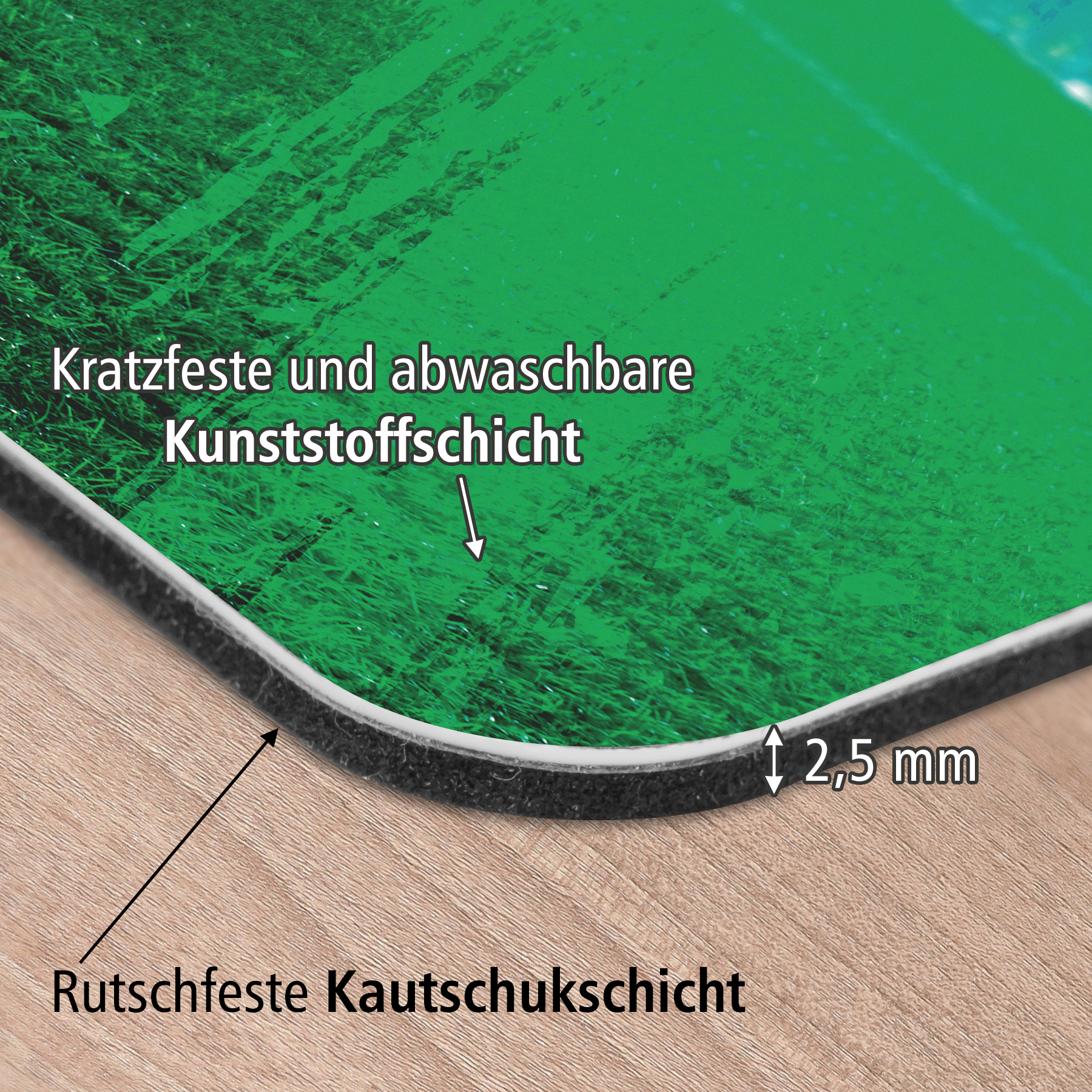 itenga Schreibunterlage Deluxe mit Stiftek�cher Motiv FU...