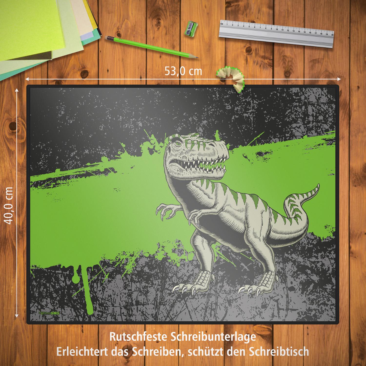 itenga Schreibunterlage V2 mit Stiftek�cher Motiv TREX