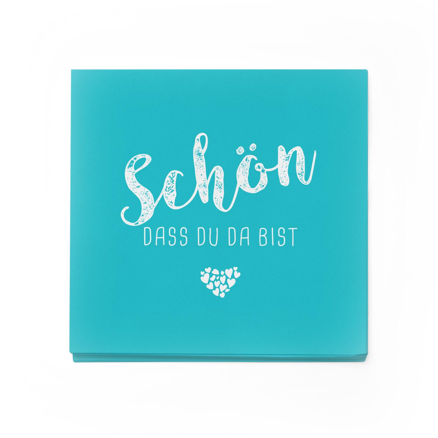 itenga 6x Windlicht + 40x Servietten - Sch�n dass du da ...