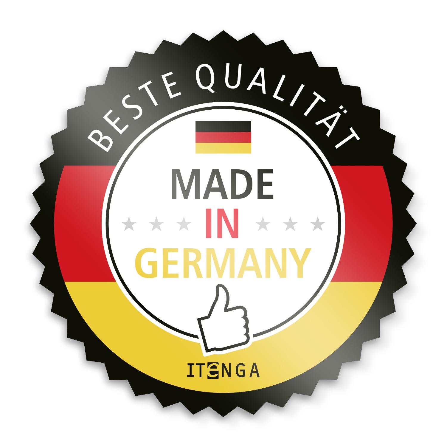 itenga 40x Serviette Sch�n dass du da bist currygelb Set