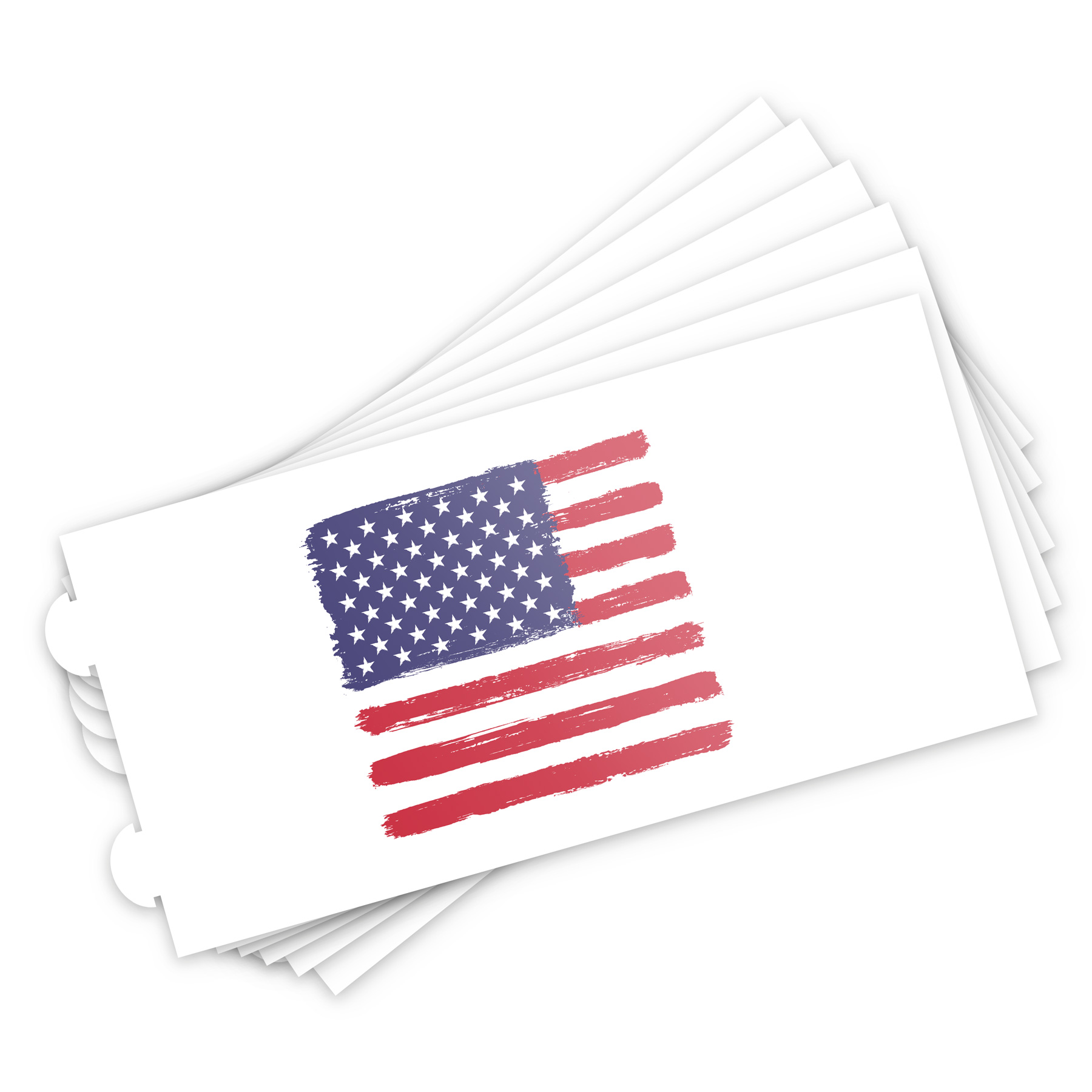 itenga 6x Windlicht + 40x Servietten - USA