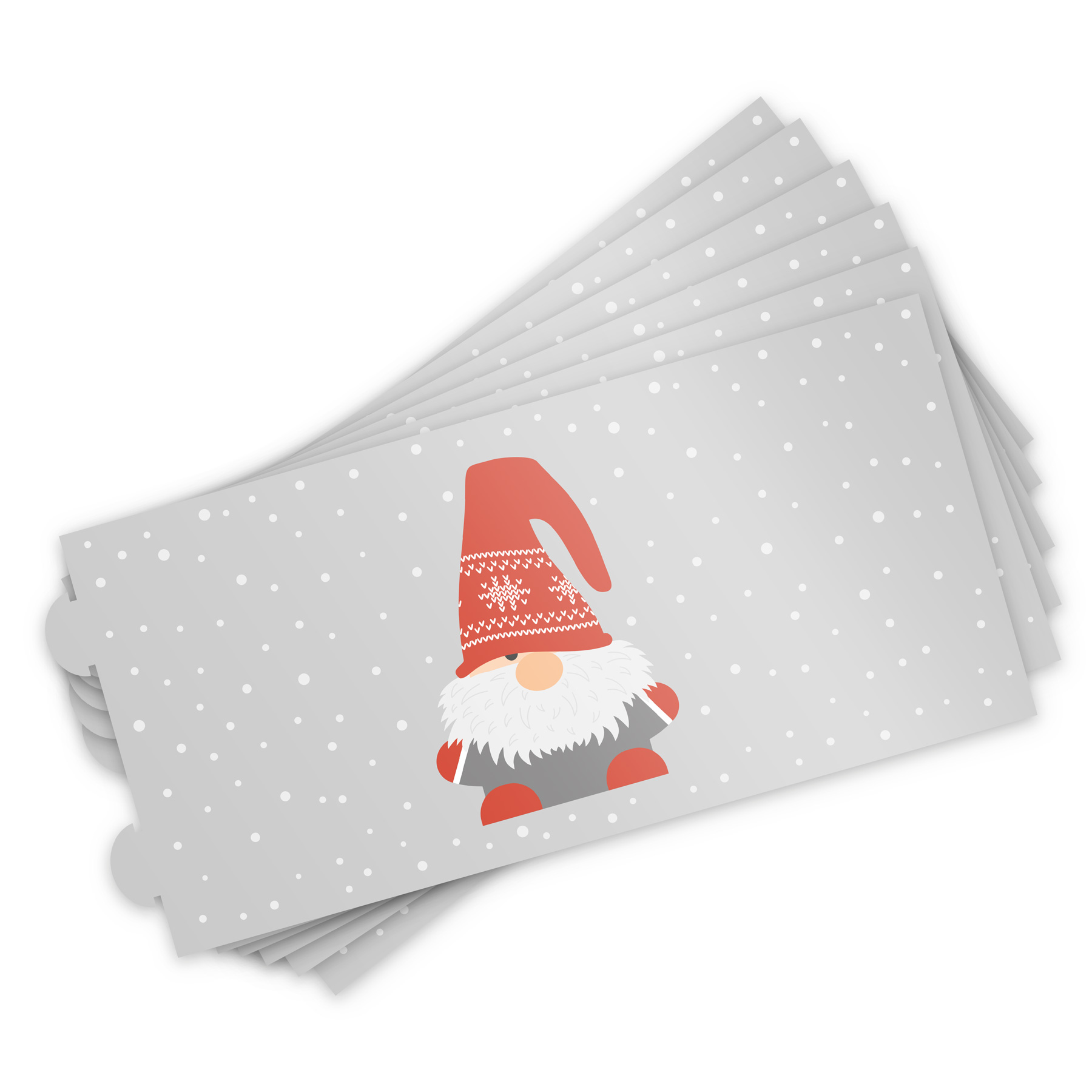 itenga 6x Windlicht + 40x Servietten - Weihnachten - Wic...