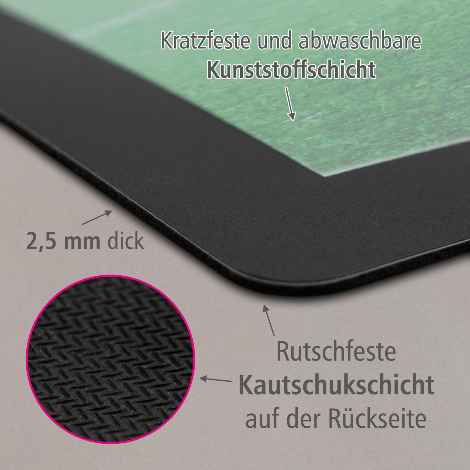itenga Schreibtischunterlage V1 mit Papierkorb und Stift...