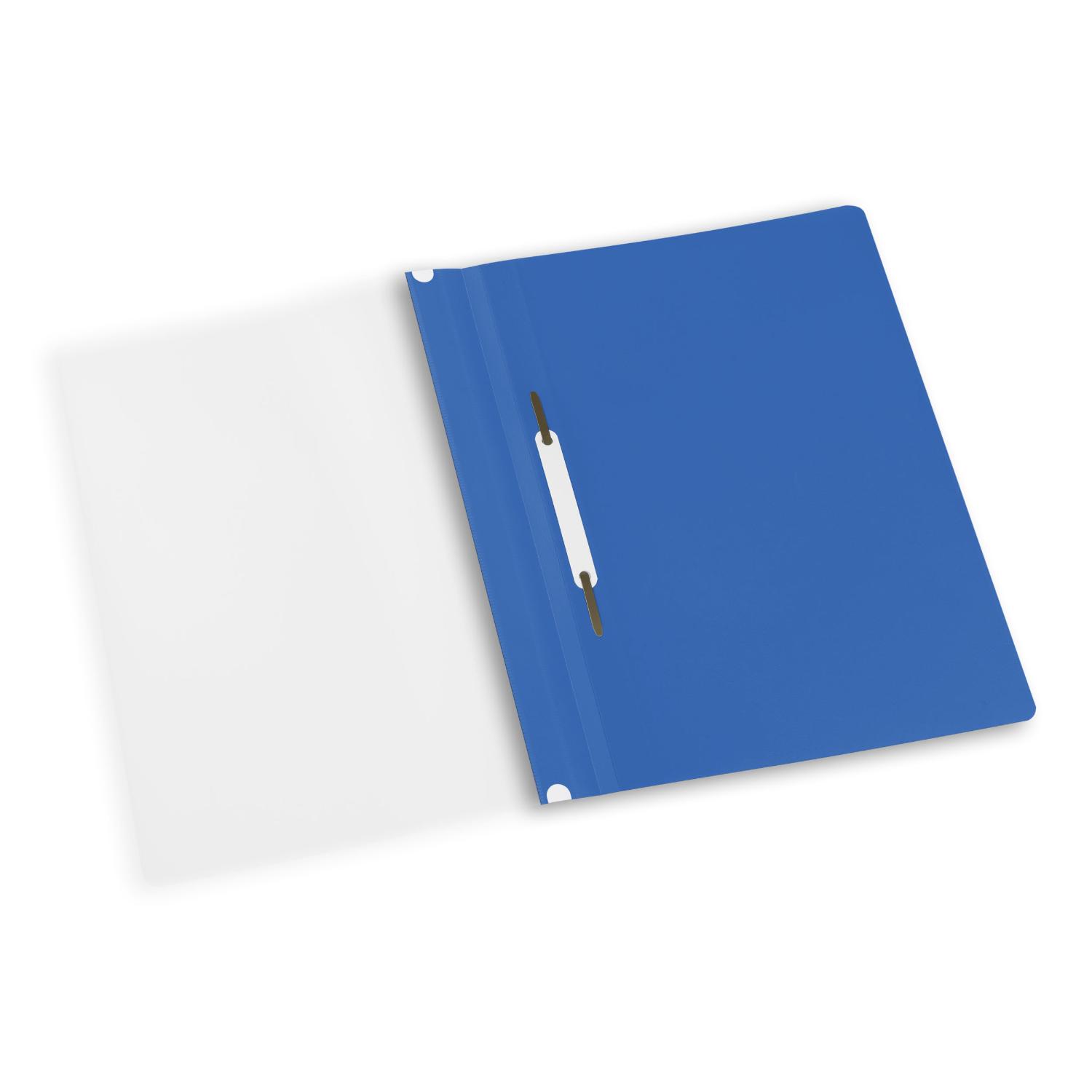 10x itenga Schnellhefter, DIN A4, PP, BLAU