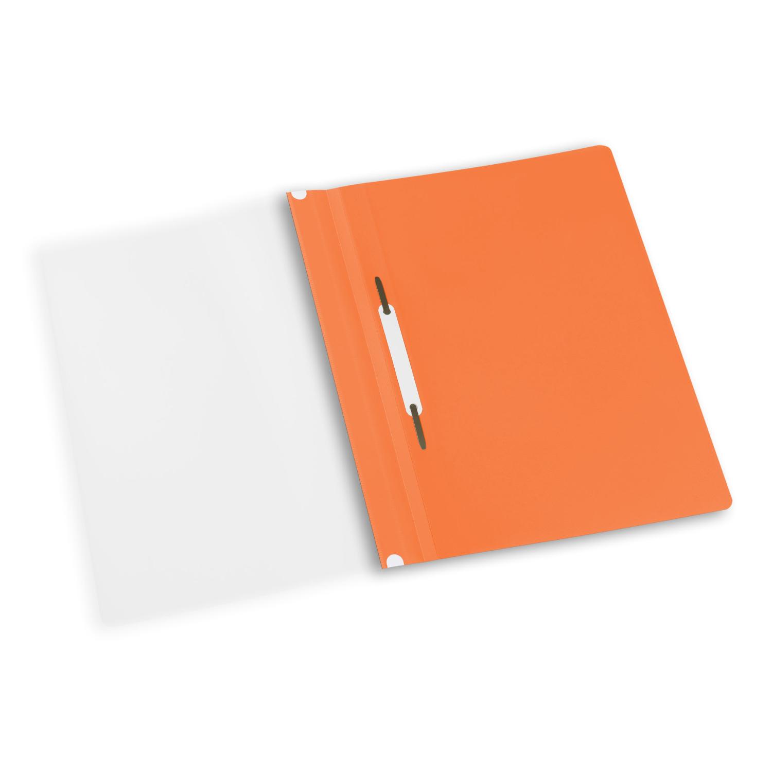 10x ITENGA Schnellhefter, DIN A4, PP, ORANGE