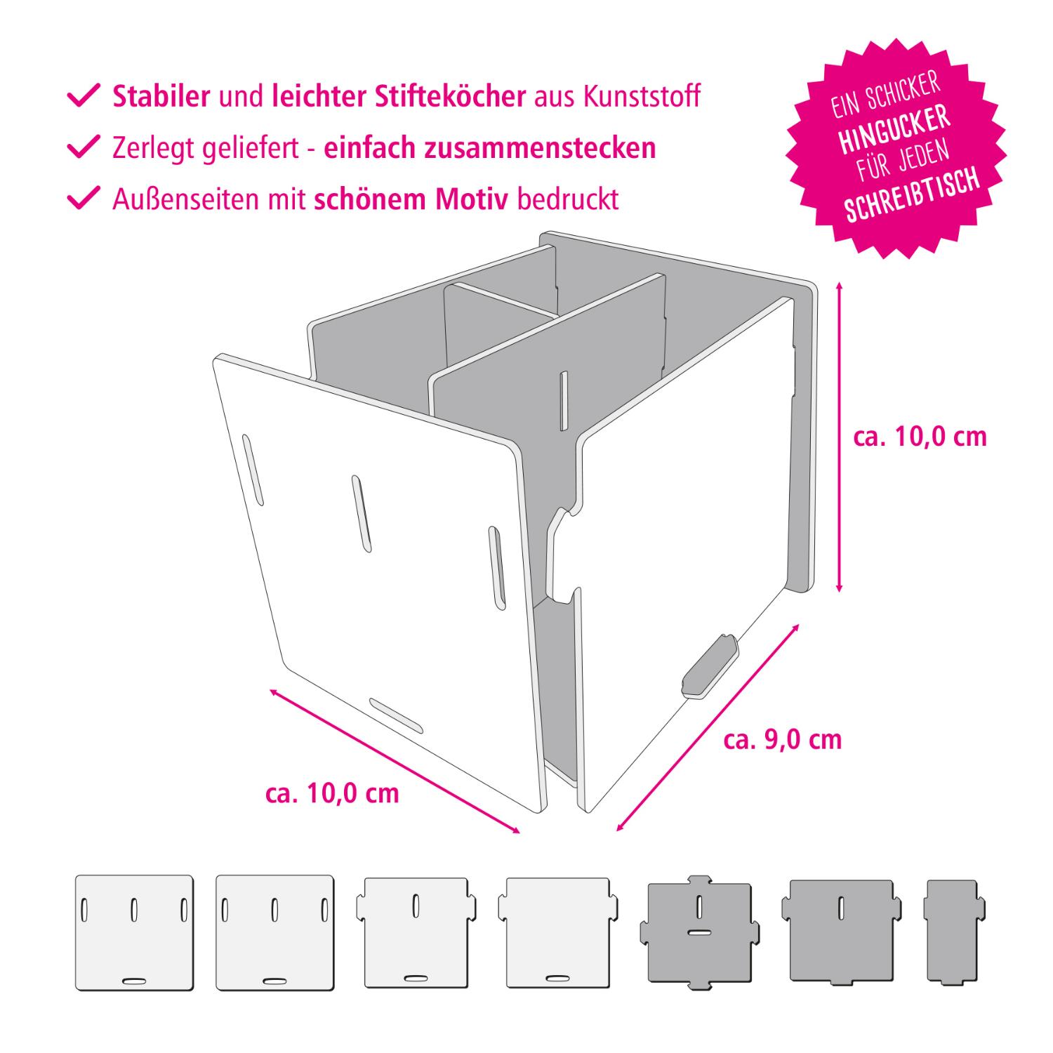 itenga Schreibtischunterlage V1 mit Papierkorb und Stift...