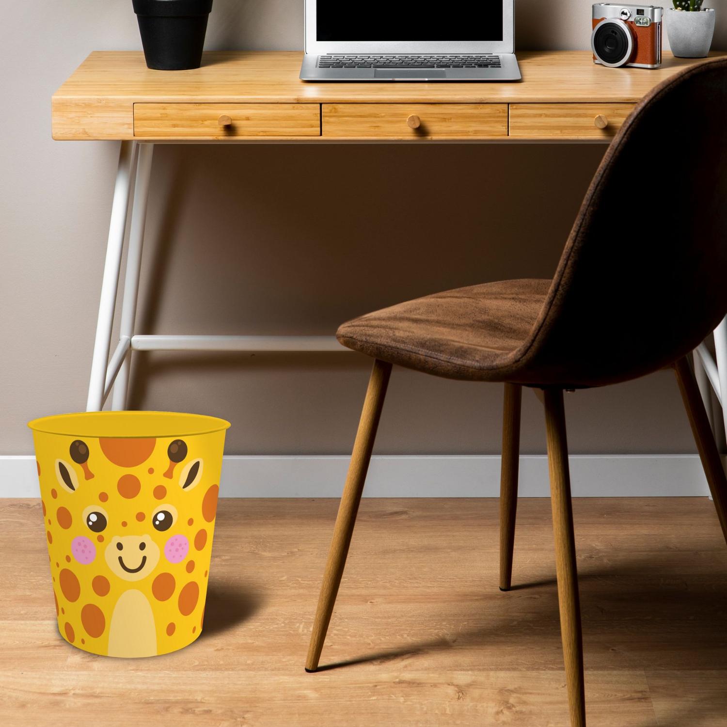 itenga Papierkorb mit Schreibunterlage KAWAII Motiv GIRA...