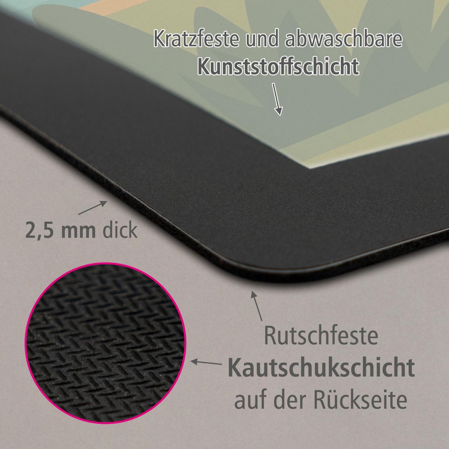 itenga Papierkorb mit Schreibunterlage KAWAII Motiv GIRA...