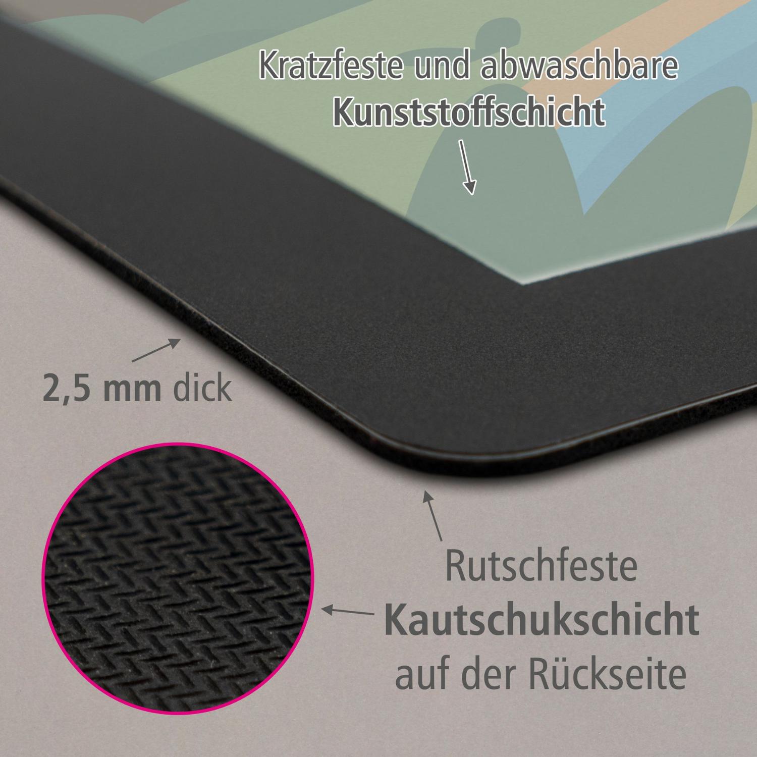 itenga Papierkorb mit Schreibunterlage KAWAII Motiv B�R Set