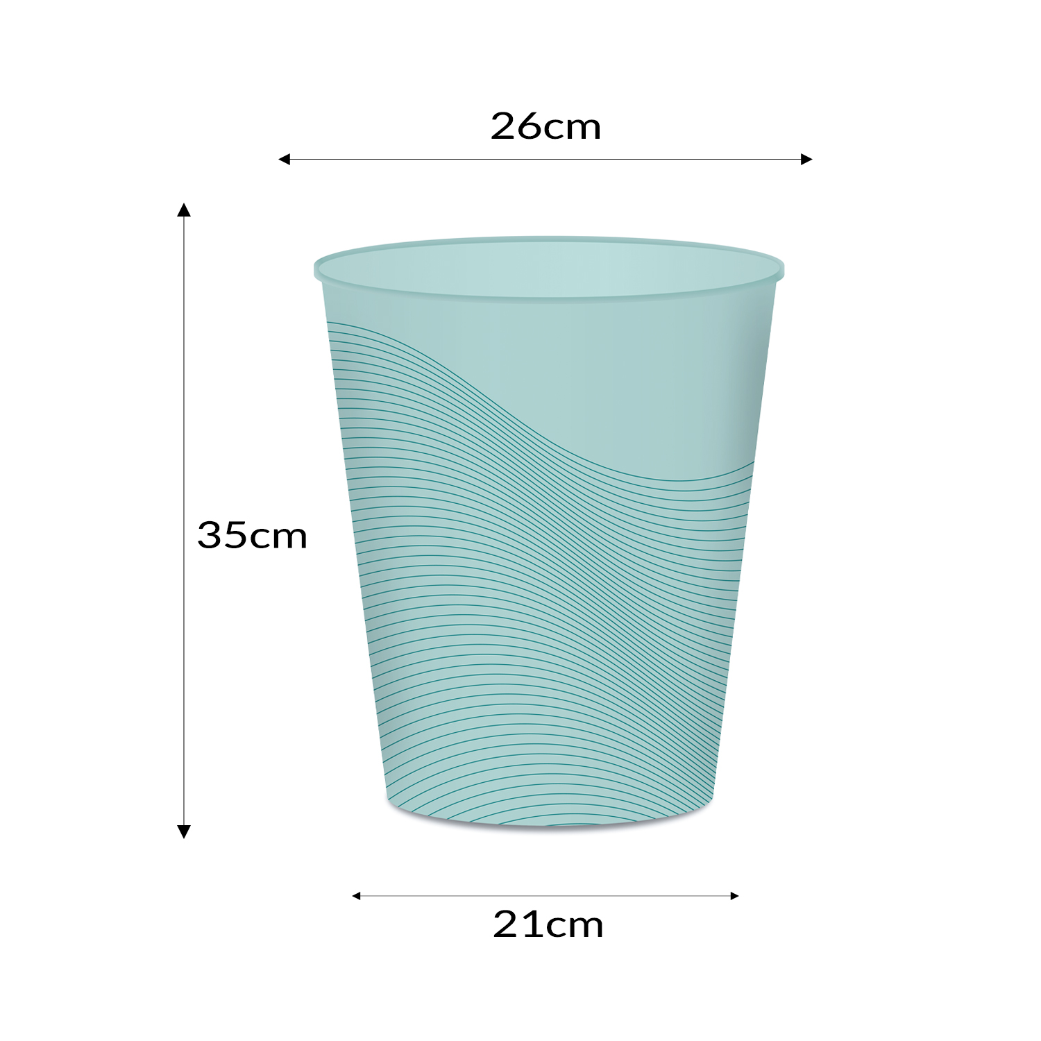 ITENGA Papierkorb Schreibtischunterlage Mauspad Set - ca...