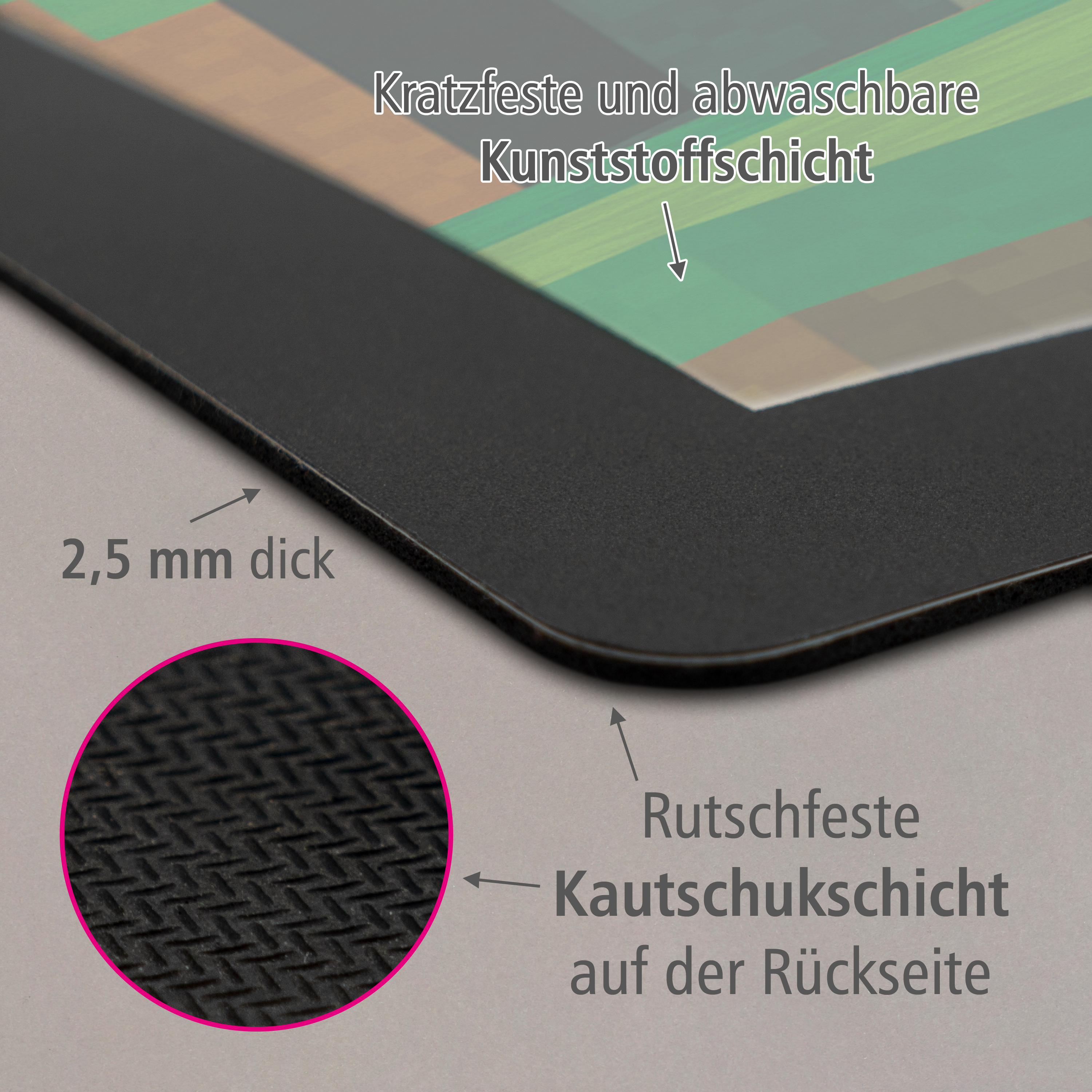 ITENGA Papierkorb Schreibtischunterlage Set - ca. 11 Lit...