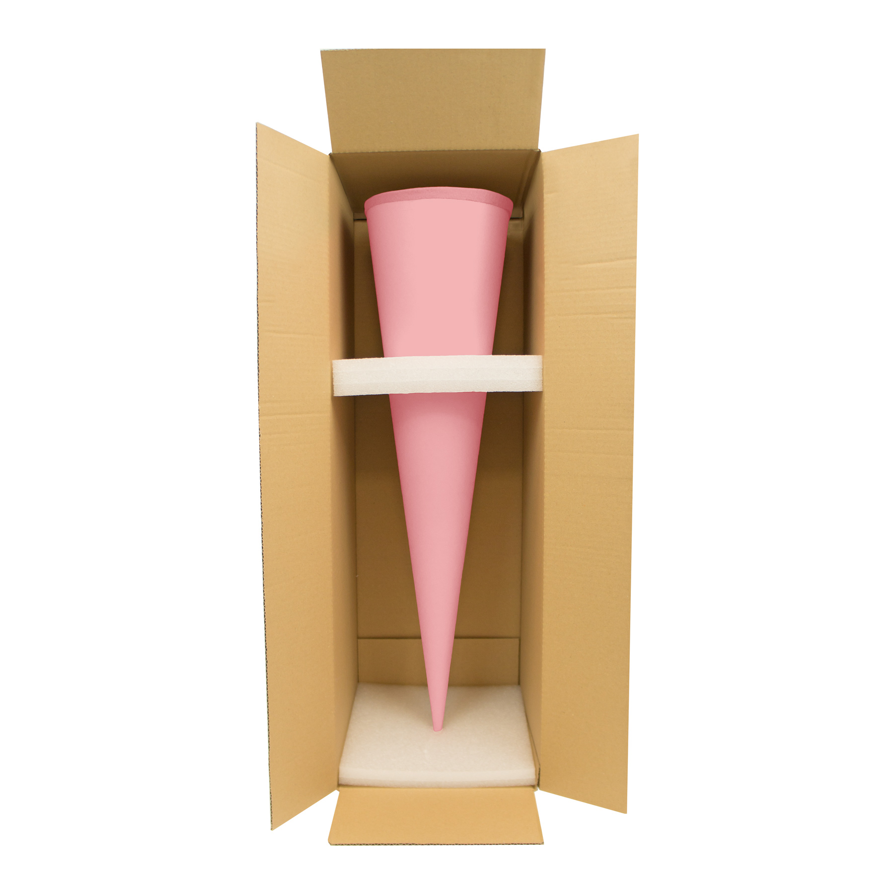 Bastelschult�te 70cm rosa Rohling