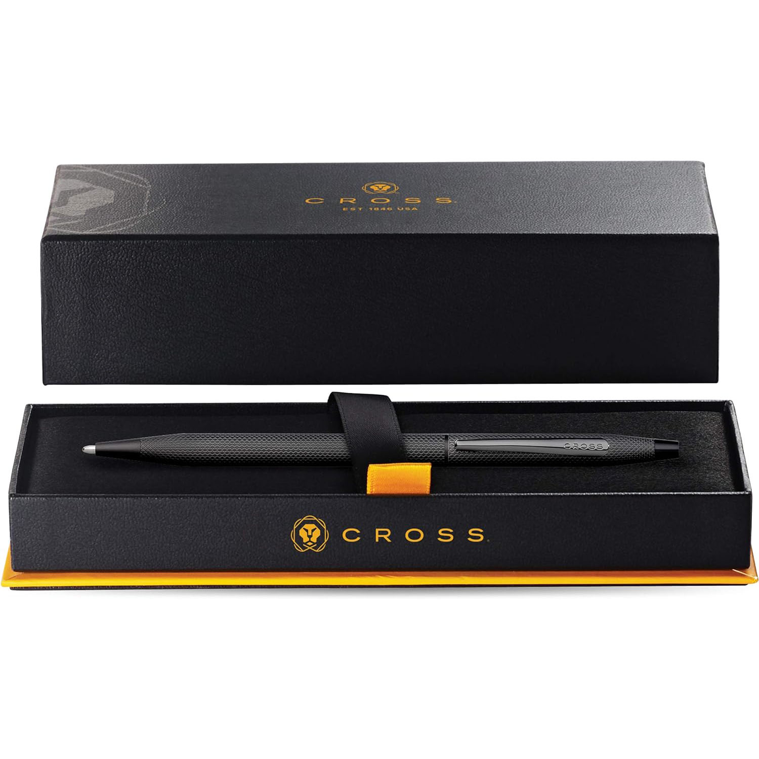 CROSS Kugelschreiber Classic Century Schwarz geb�rstet,P...