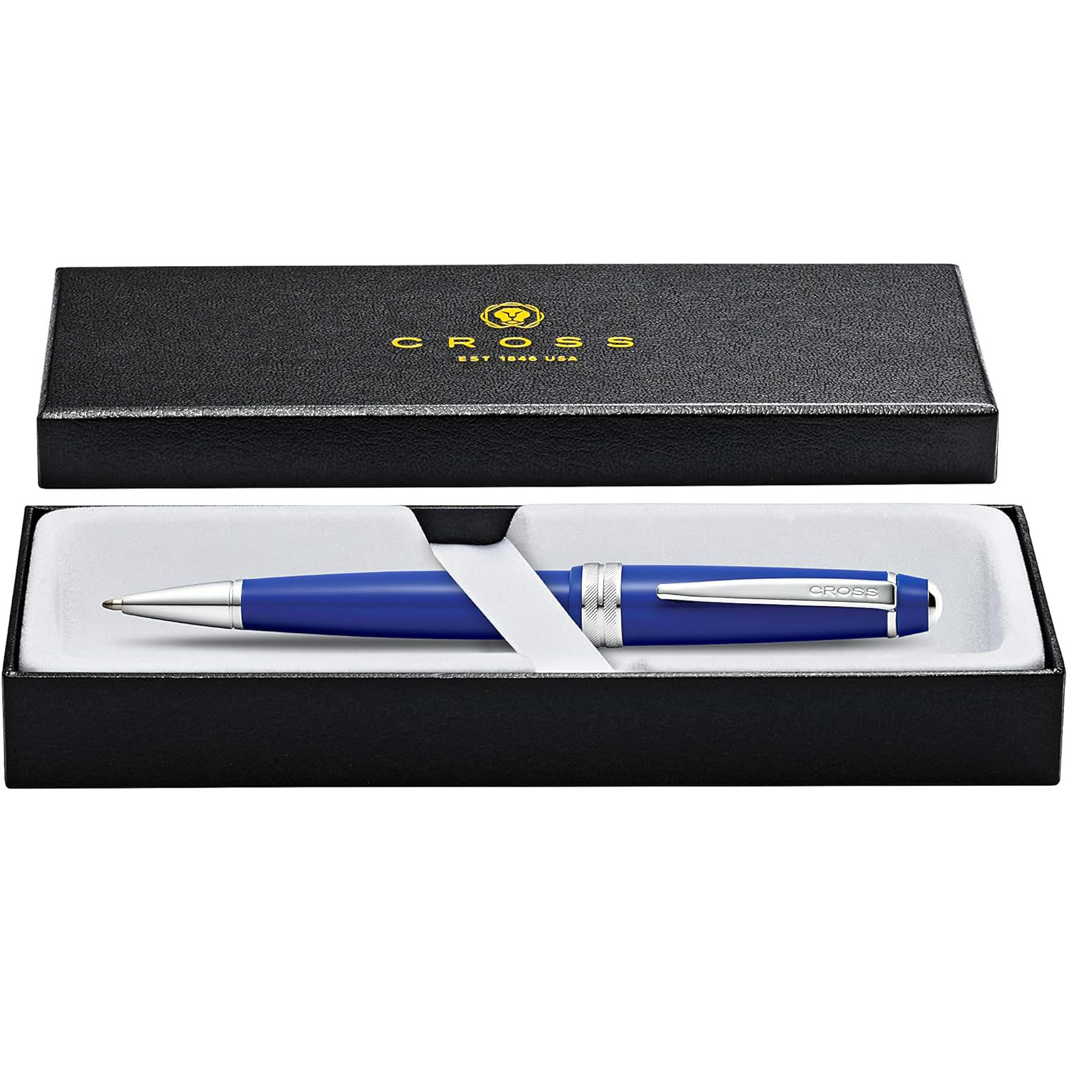 CROSS Kugelschreiber Bailey Light Blau-Lack/Chrom, aus K...
