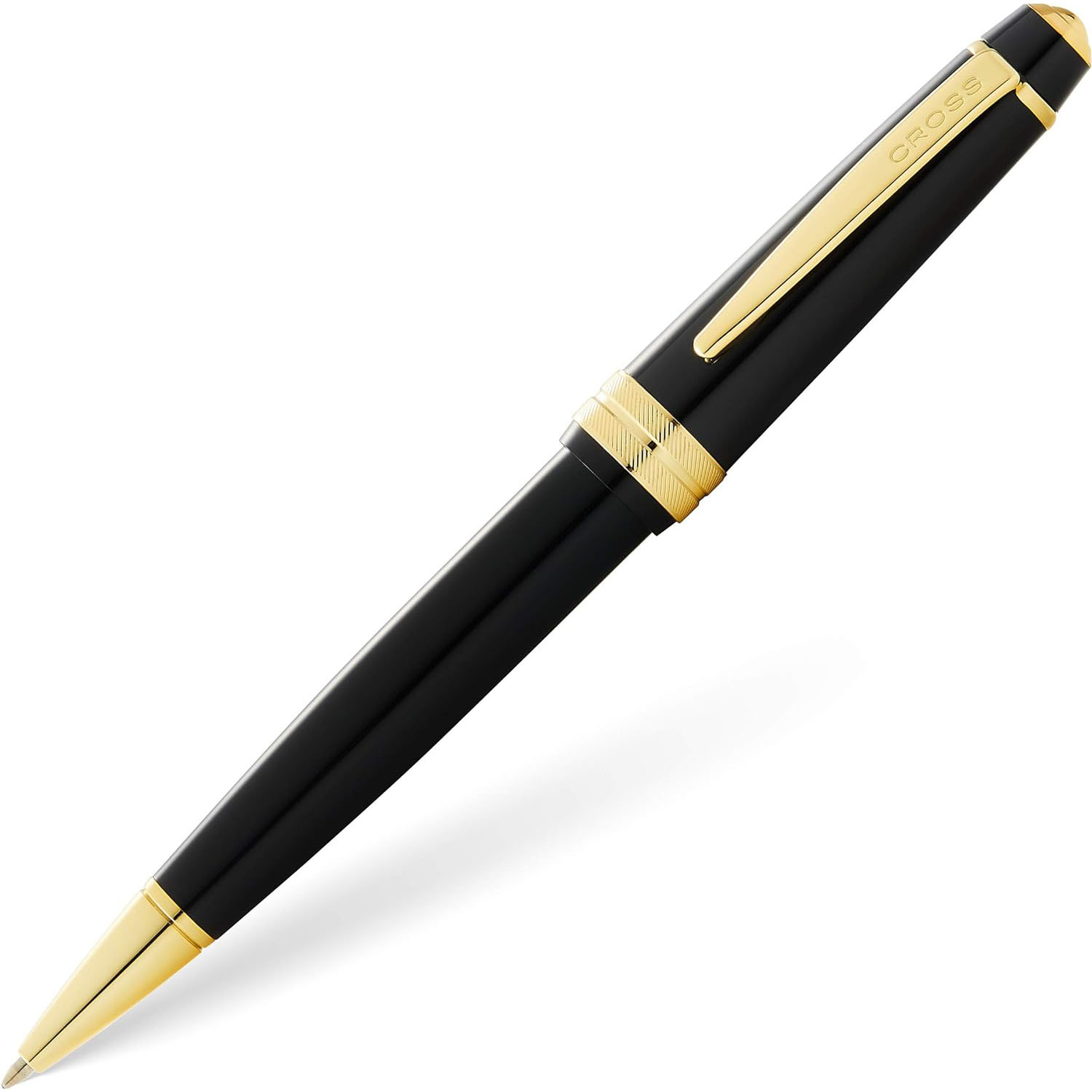 CROSS Kugelschreiber Bailey Light Schwarz-Lack/Gold, aus...