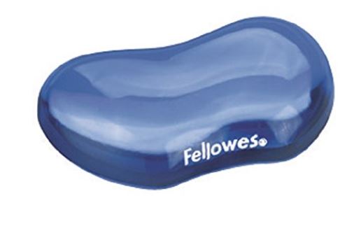 Fellowes Maus-Handgelenkauflage Crystals Gel, blau