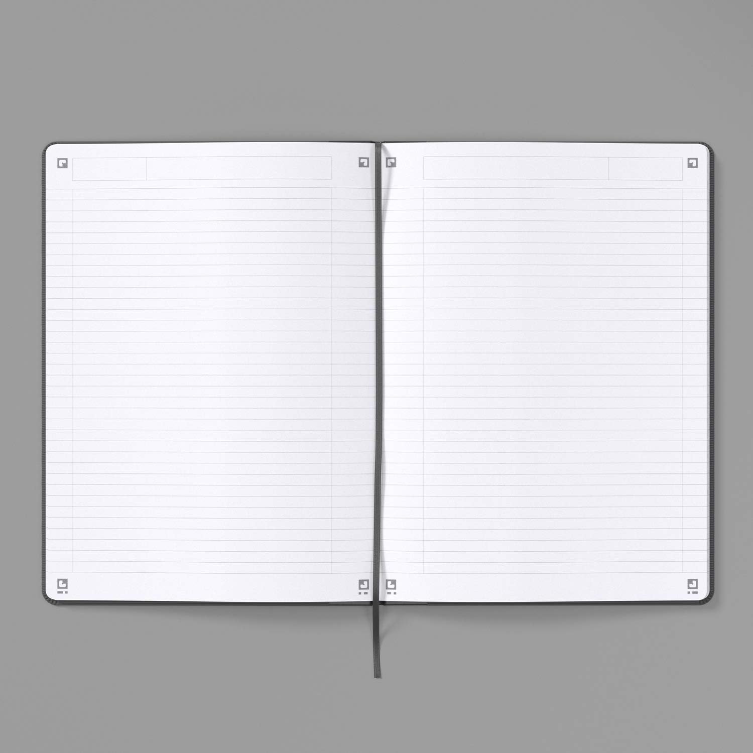 Oxford Notizbuch Signature, DIN A5, liniert, schwarz grau