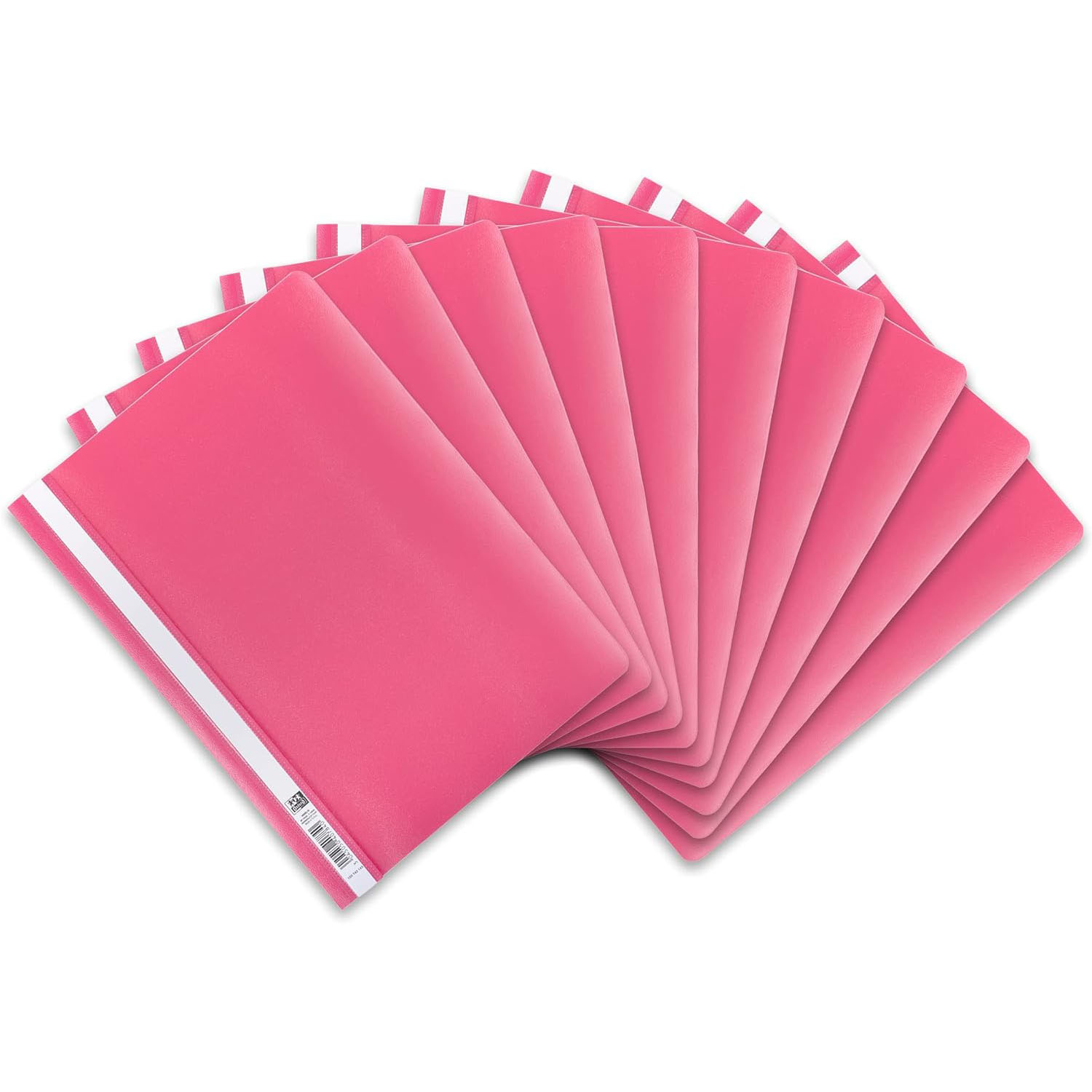 10x Oxford Schnellhefter, DIN A4, PP, pink