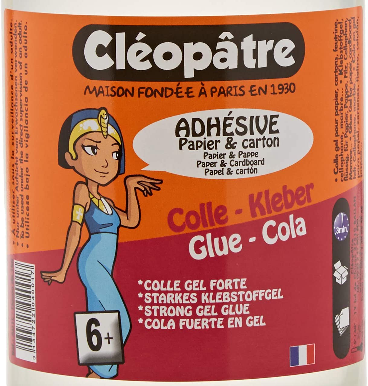 Cleopatre AD1L Adhesive Bastel Kleber transparent 1kg