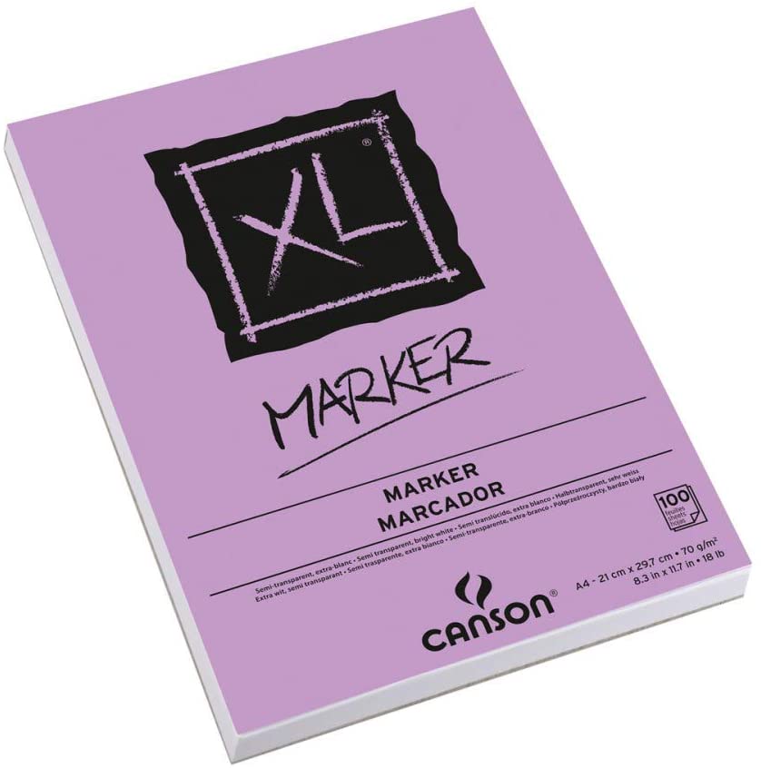 CANSON Skizzen- und Studienblock XL MARKER, DIN A4,