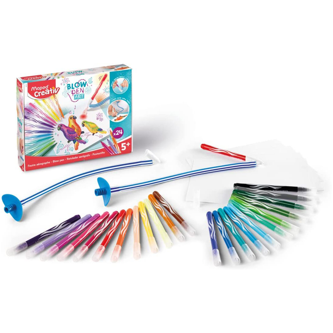Maped Creativ Pustestift BLOW PEN "Art", 32-teilig