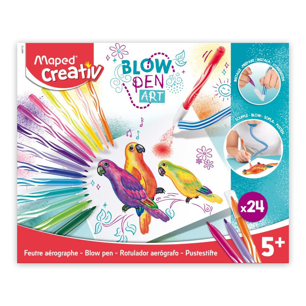 Maped Creativ Pustestift BLOW PEN "Art", 32-teilig
