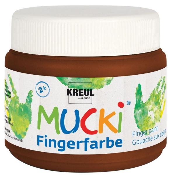 KREUL Fingerfarbe "MUCKI", braun, 150 ml