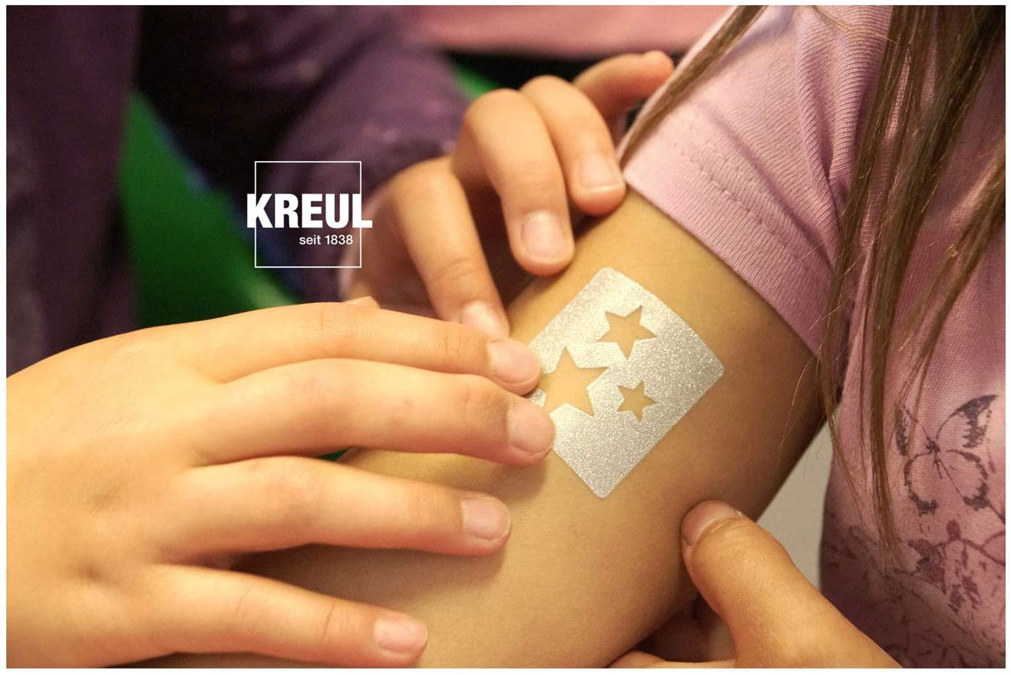 KREUL Tattoo Pen, 4er-Set "Anker, Sterne, Schmetterling"
