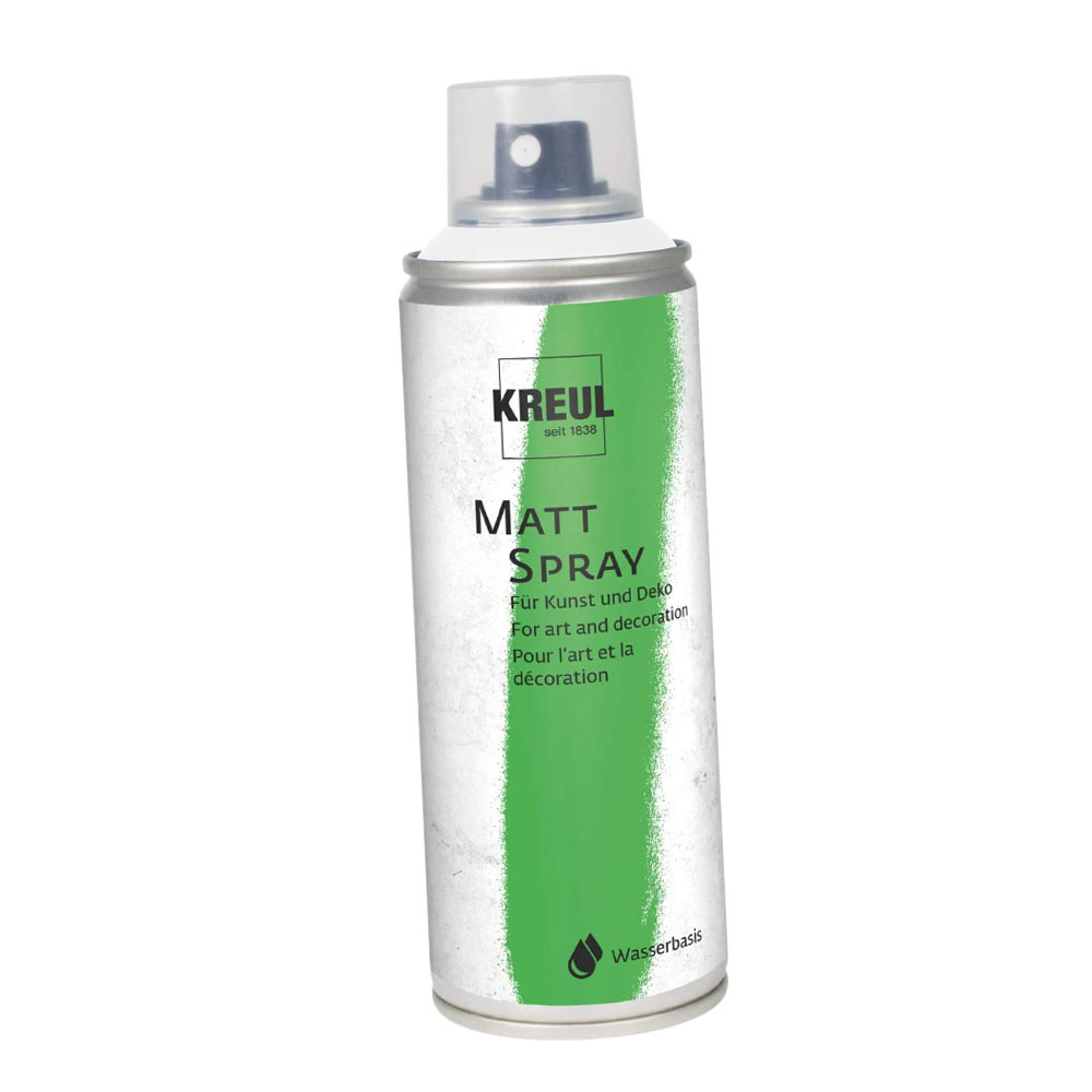 KREUL Spr�hfarbe MATT SPRAY, wei�, 200 ml