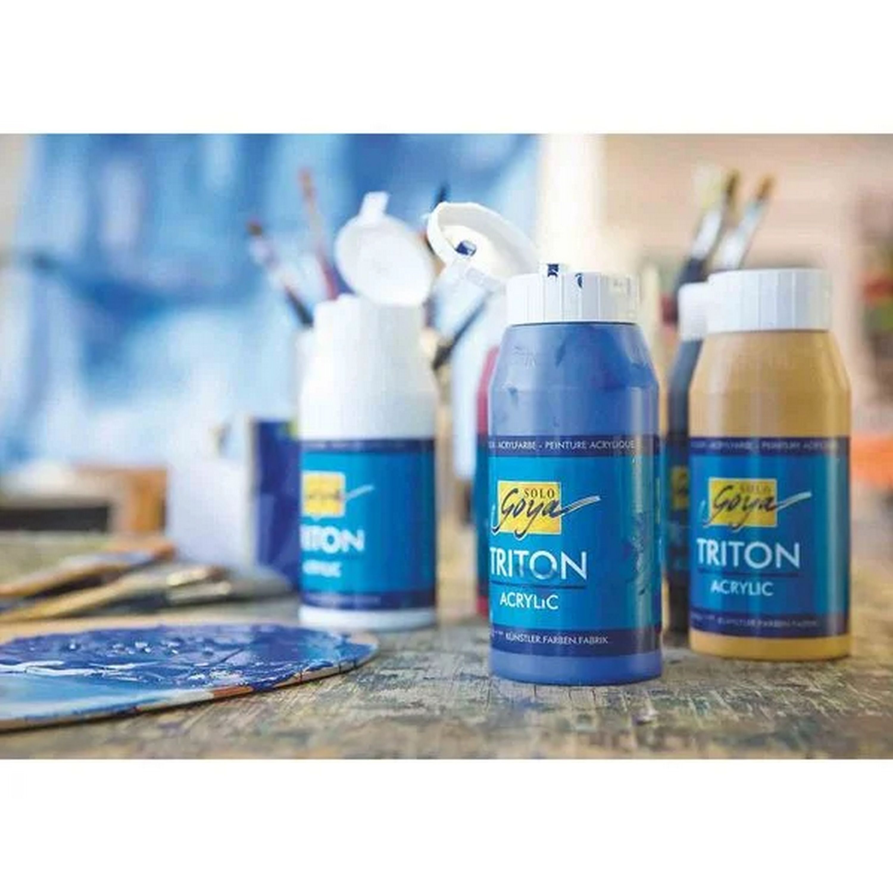 KREUL Acrylfarbe SOLO Goya TRITON, schwarz, 750 ml