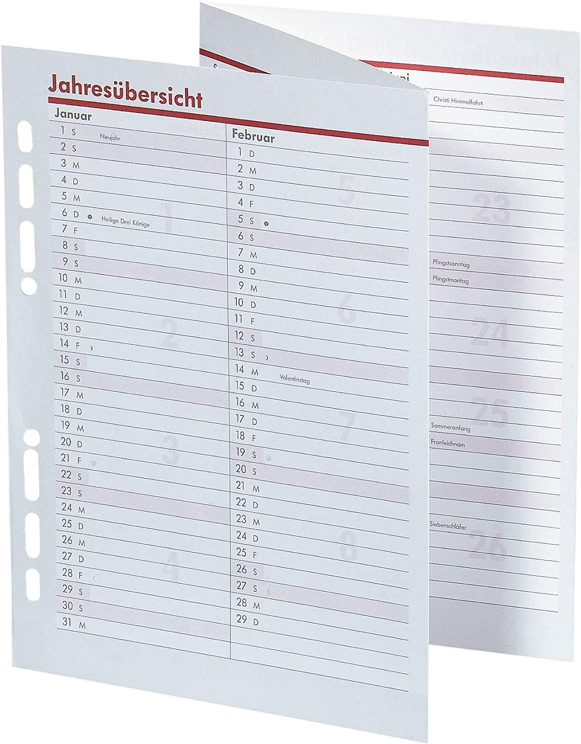 BSB Ersatzkalendarium A5 Jahresplaner 2027 (02-0570)